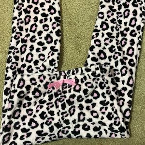 pink cheeta print PJ pants
